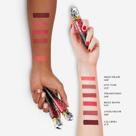 CHRISTIAN LOUBOUTIN Rouge Louboutin Matte Fluid Lip Color Patibaba 009F - Picture 10 of 14